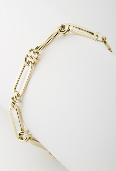 Gouden close-for-ever armband