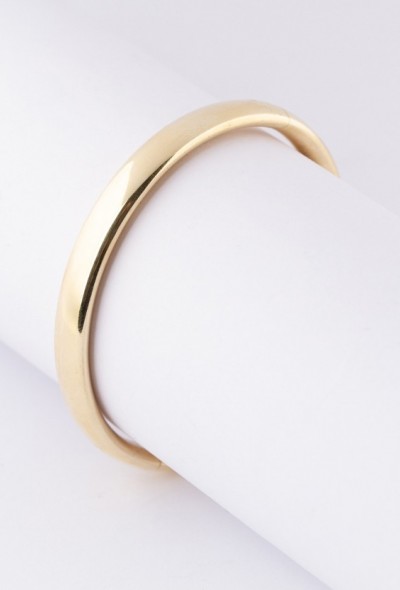 Gouden bangle met scharniersluiting