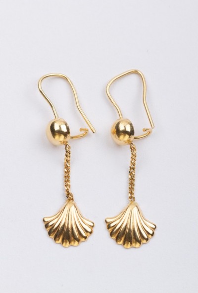 18 krt. gouden oorhangers