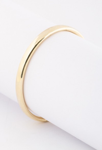 Gouden bangle met scharnier sluiting