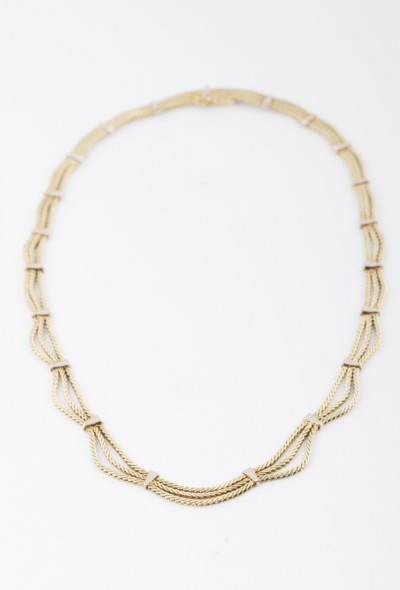 Gouden fantasie collier