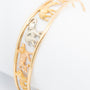 Geel gouden tri-color klem armband met The Big Five