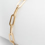 Geel gouden close-4-ever schakel armband
