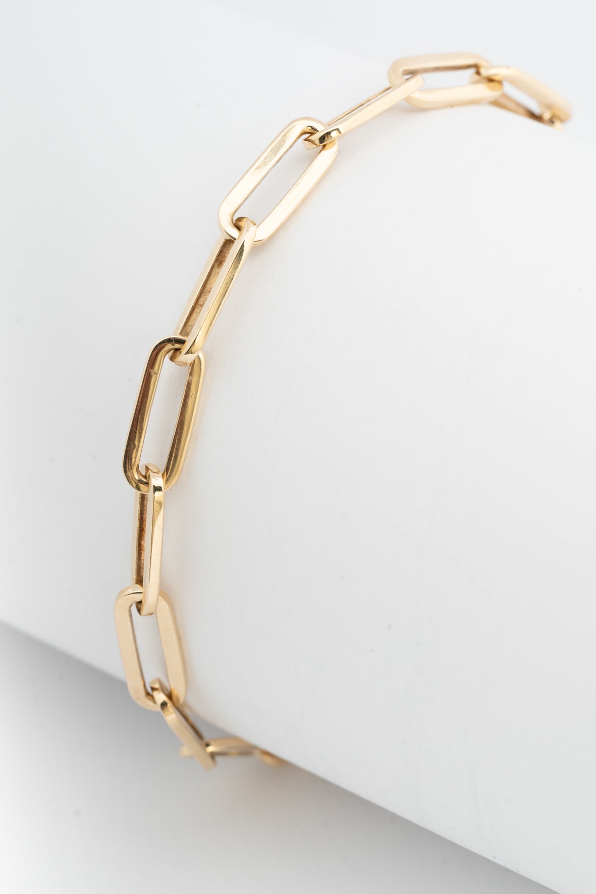 Geel gouden close-4-ever schakel armband