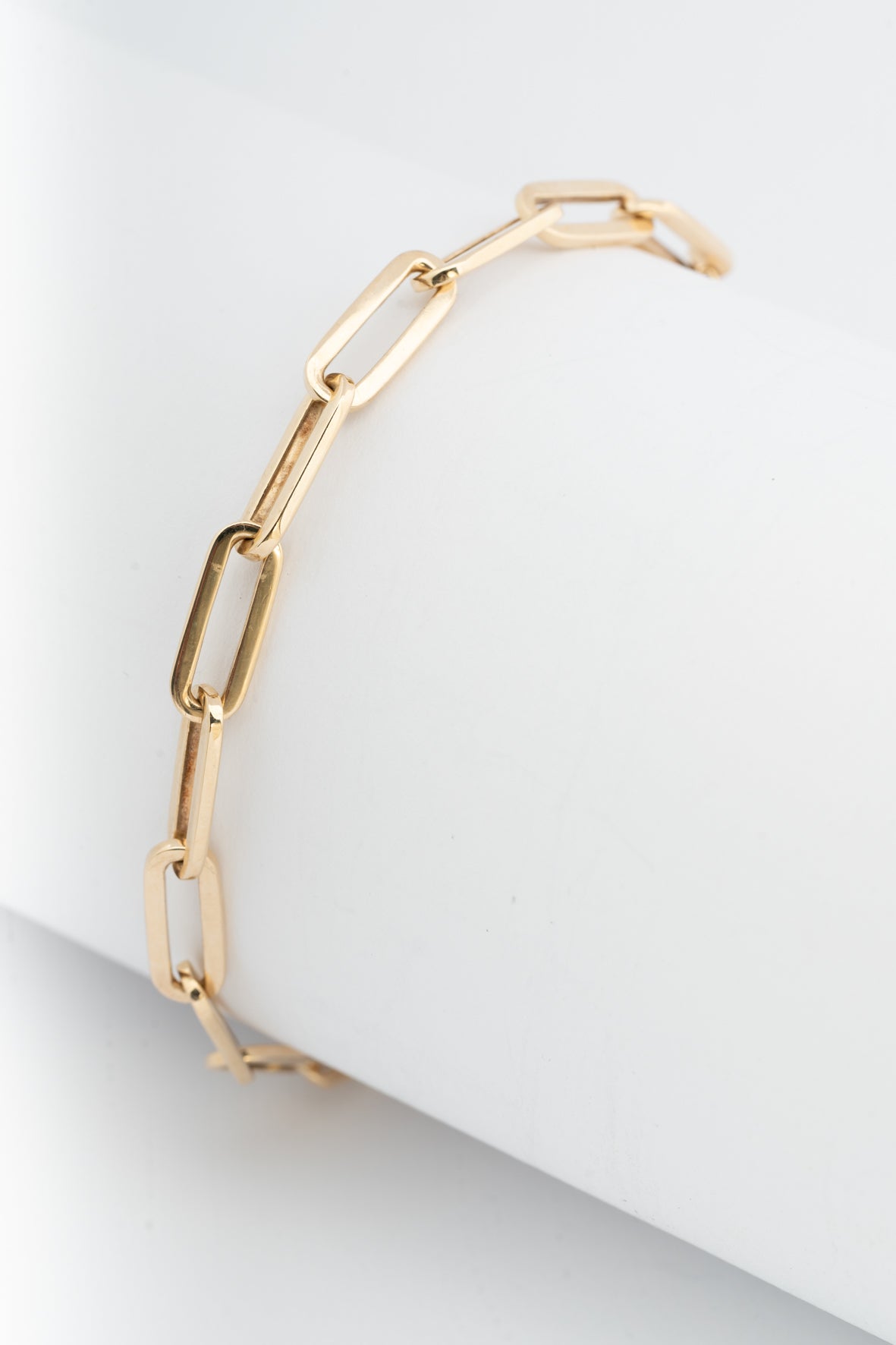 Geel gouden close-4-ever schakel armband