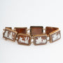 Antique yellow gold link bracelet with mythological scene (Bwg)