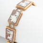 Antique yellow gold link bracelet with mythological scene (Bwg)