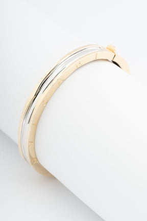 Wit/geel gouden BVLGARI bangle
