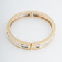 Wit/geel gouden BVLGARI bangle