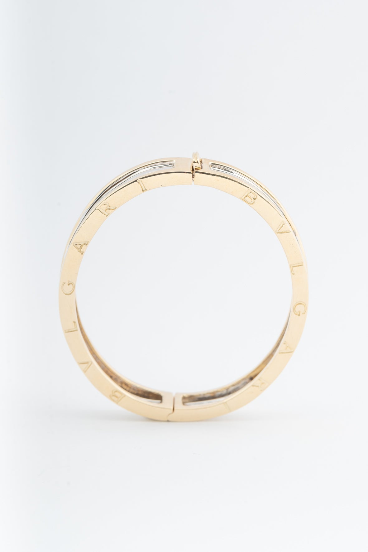 Wit/geel gouden BVLGARI bangle