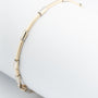 White/yellow gold link bracelet