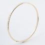 Faceted yellow gold bangle/bracelet