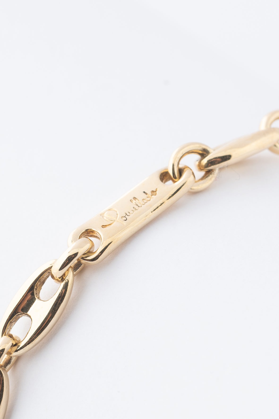 Yellow gold link bracelet from Pomellato