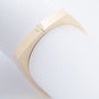 Geelgouden vierkante bangle