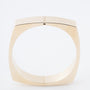 Geelgouden vierkante bangle
