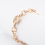 Roségouden schakel armband Les Chaines van het merk Chopard met briljanten