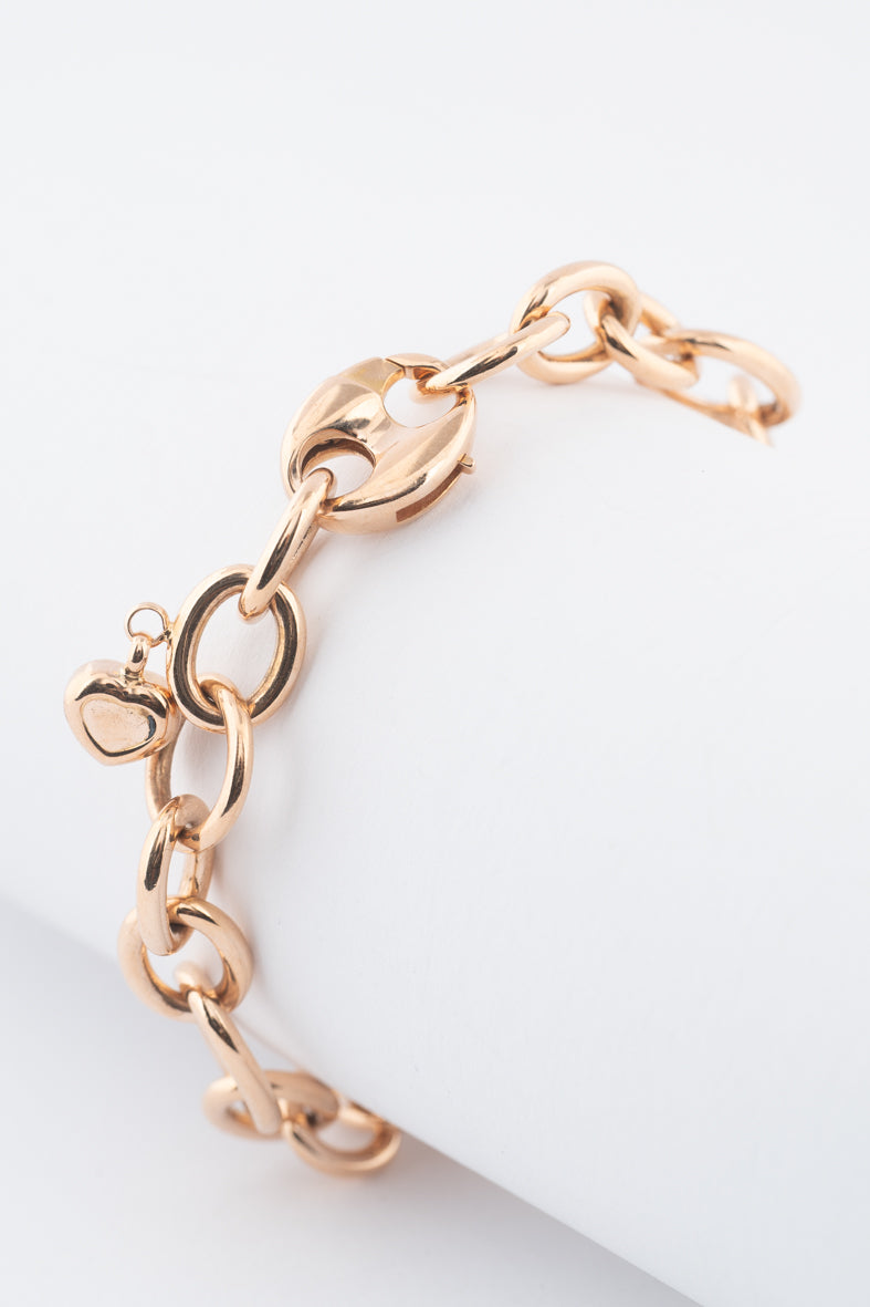 Roségouden schakel armband Les Chaines van het merk Chopard met briljanten