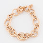 Roségouden schakel armband Les Chaines van het merk Chopard met briljanten