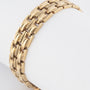 Geelgouden schakel armband