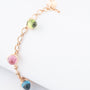 Roségouden schakelarmband met diverse edelstenen, Tamara Comolli