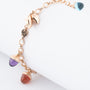 Roségouden schakelarmband met diverse edelstenen, Tamara Comolli
