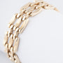Geelgouden schakelarmband