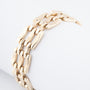 Geelgouden schakelarmband