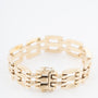 Geelgouden schakelarmband