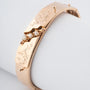 Antieke geelgouden bangle met parels