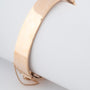 Antieke geelgouden bangle met parels