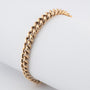 Geelgouden gourmet armband
