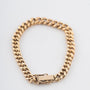 Geelgouden gourmet armband