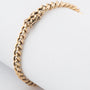 Geelgouden gourmet armband