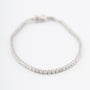 Witgouden tennisarmband met briljanten
