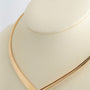 Yellow gold (necklace) choker with hinge