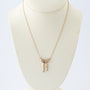 Antique yellow gold Art Nouveau pendant with diamonds