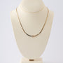 Witgouden/geelgouden collier met een briljant van het merk Le Chic