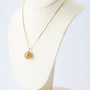Geelgouden filigrain hanger aan geelgouden Venetiaans collier