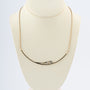 Geelgouden collier met briljanten