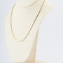 Geelgouden soepel omega collier
