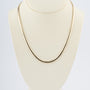 Geelgouden soepel omega collier