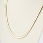 Geelgouden soepel omega collier