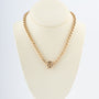 Geelgouden jasseron collier