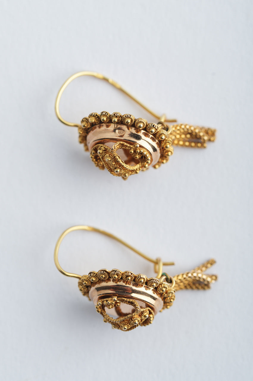 Gouden Brabantse klederdracht oorhangers