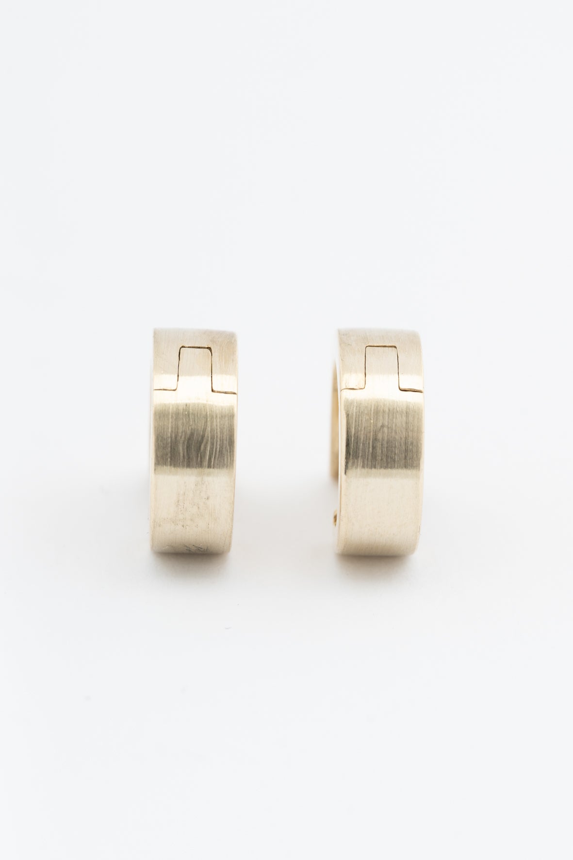Geel gouden oor ringen/creolen met briljanten