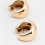 Geel gouden oor ringen/creolen