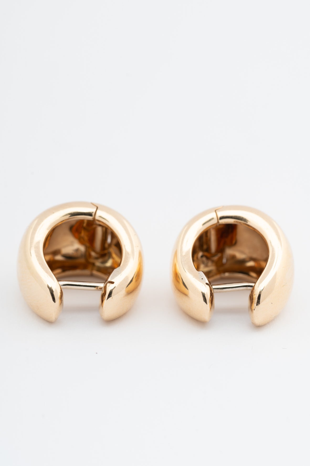Geel gouden oor ringen/creolen