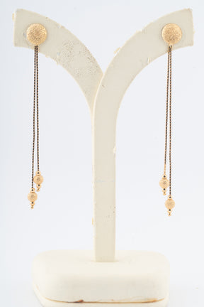 Geelgouden oorhangers