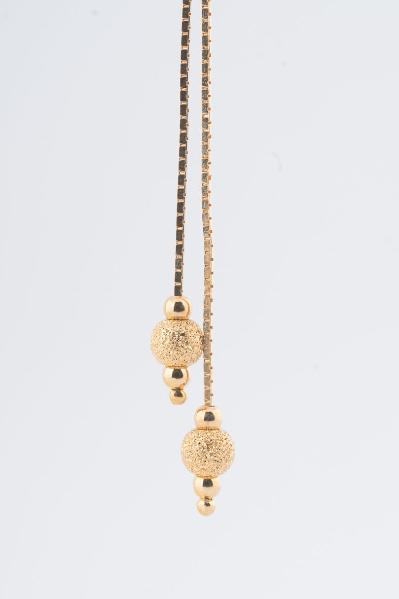 Geelgouden oorhangers