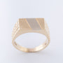 Gouden bi-color ring